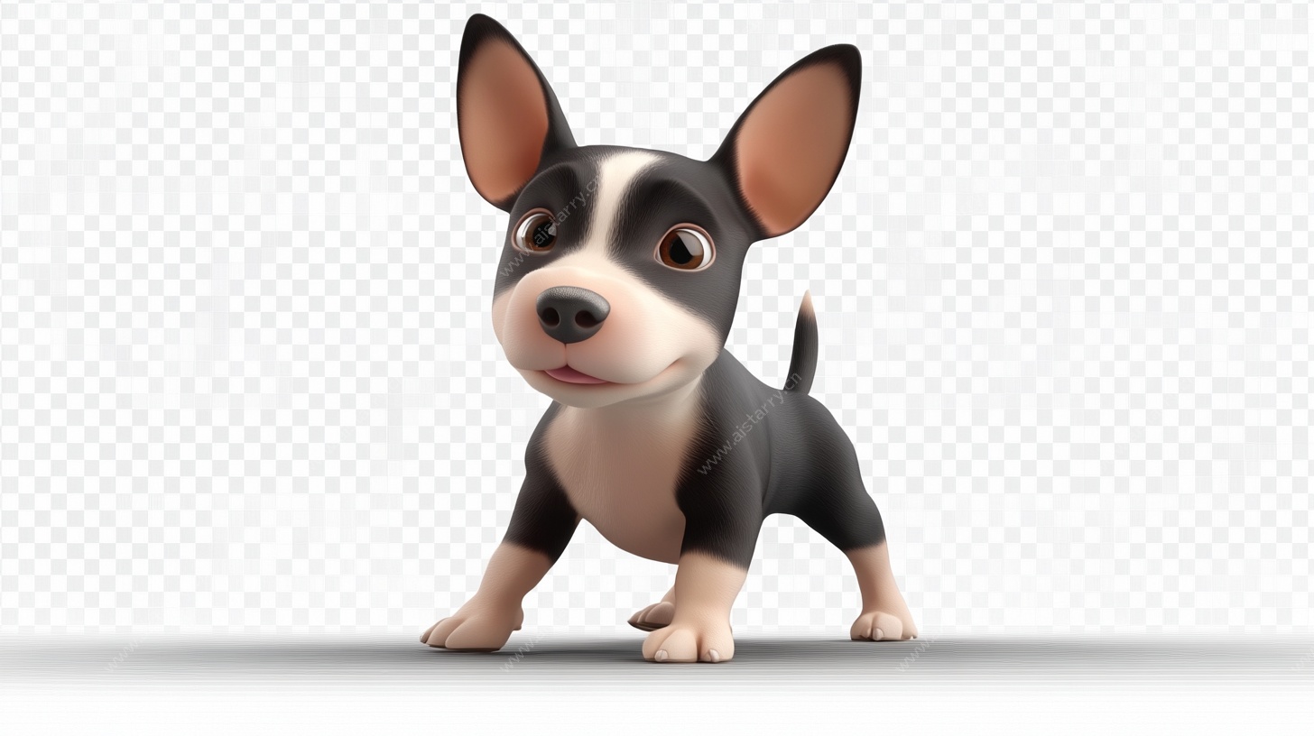 可爱3D小狗形象