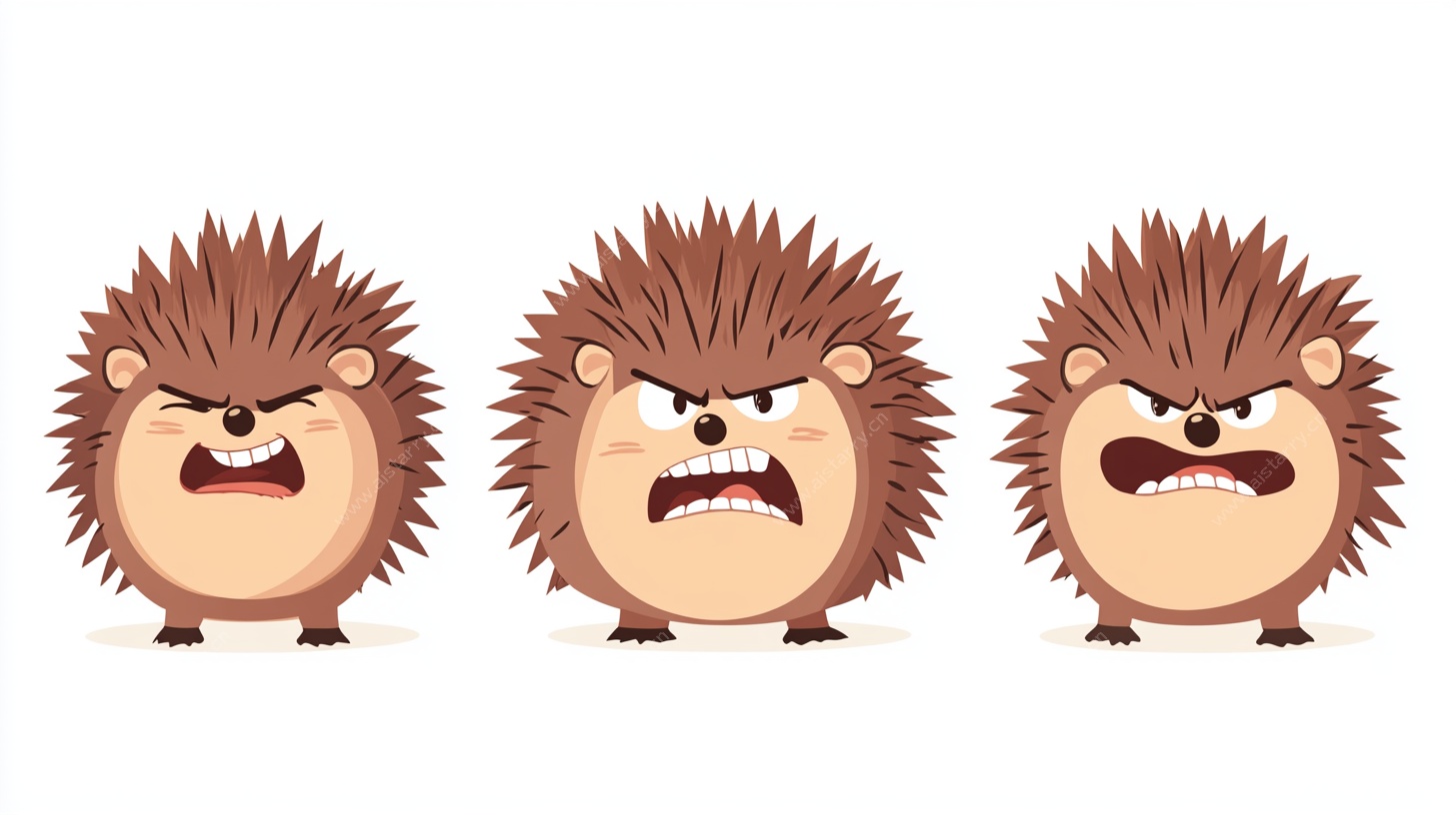 愤怒的刺猬三兄弟