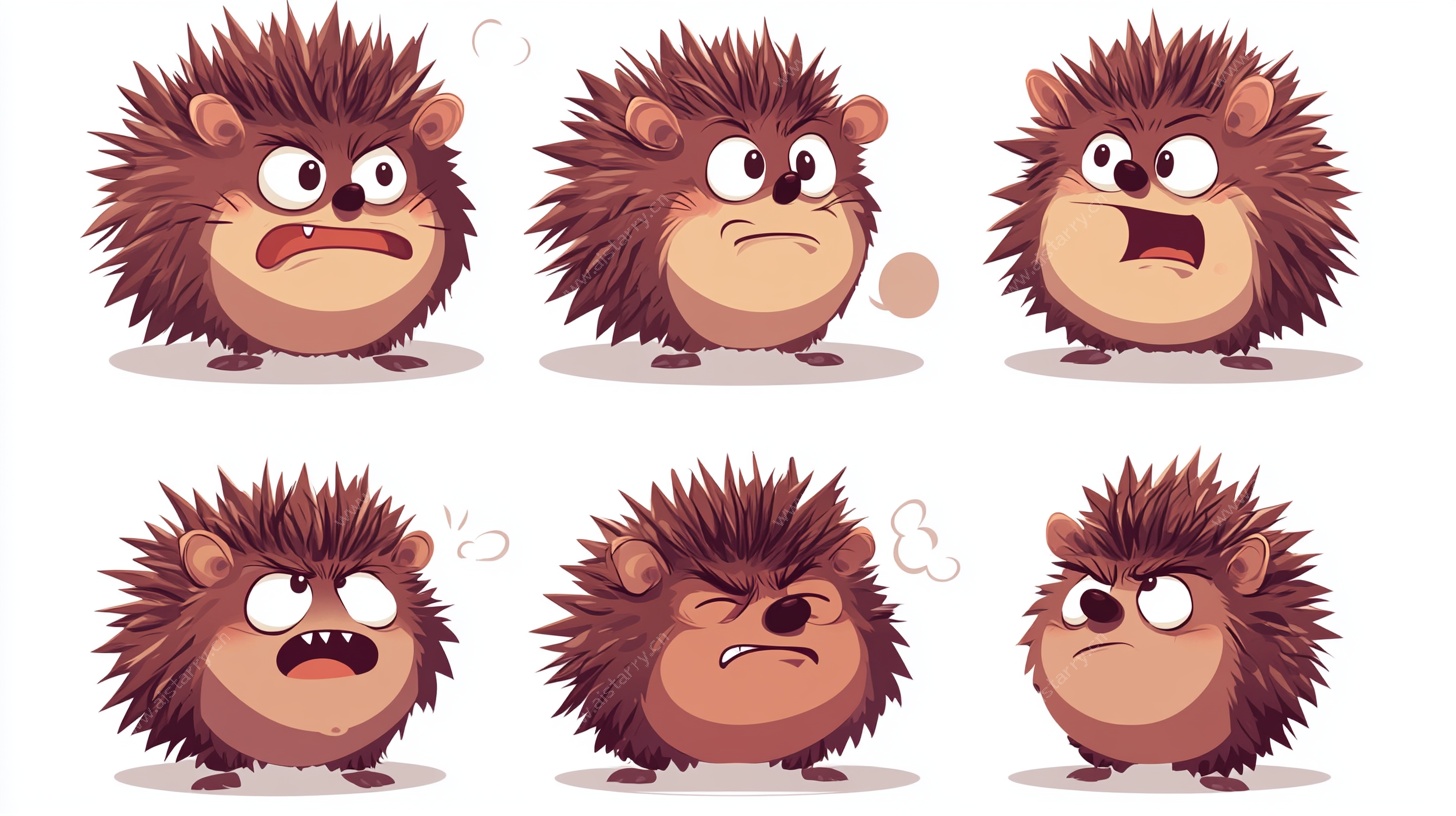 刺猬表情包合集