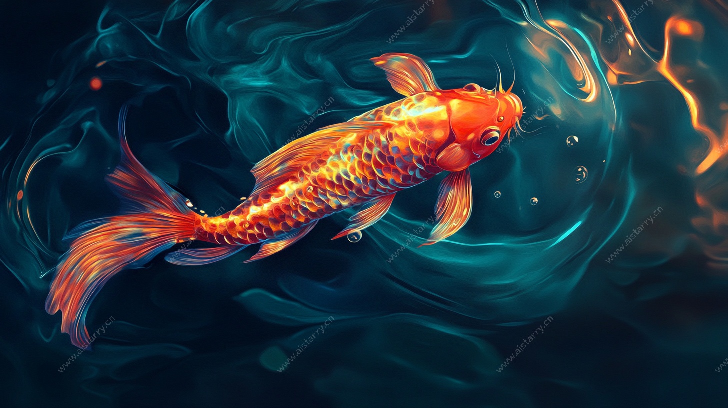 梦幻锦鲤畅游神秘水域