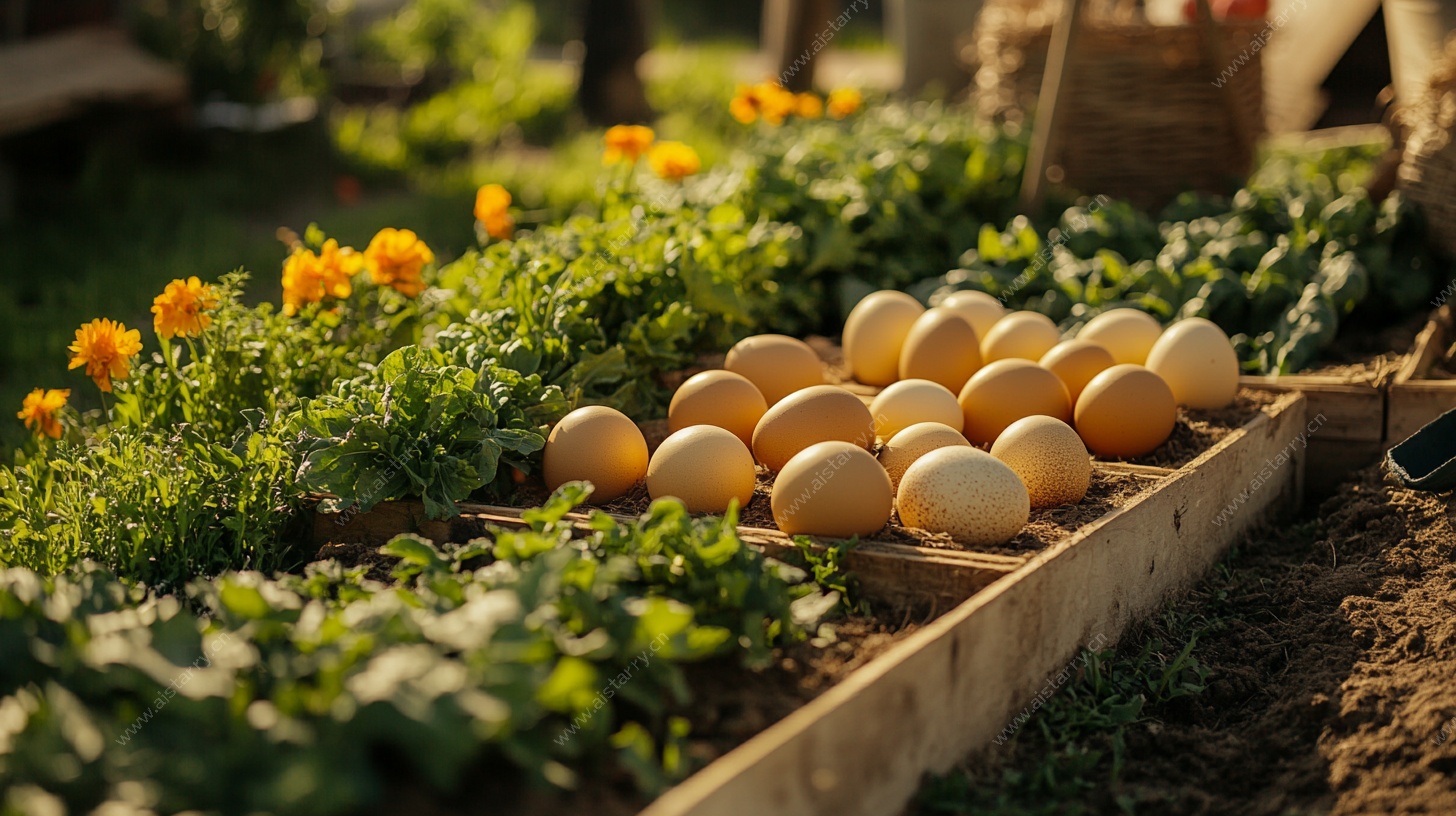田园菜园中的丰收果实