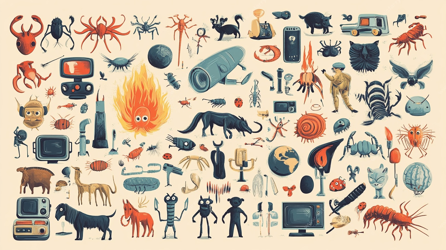 多样卡通形象大集合