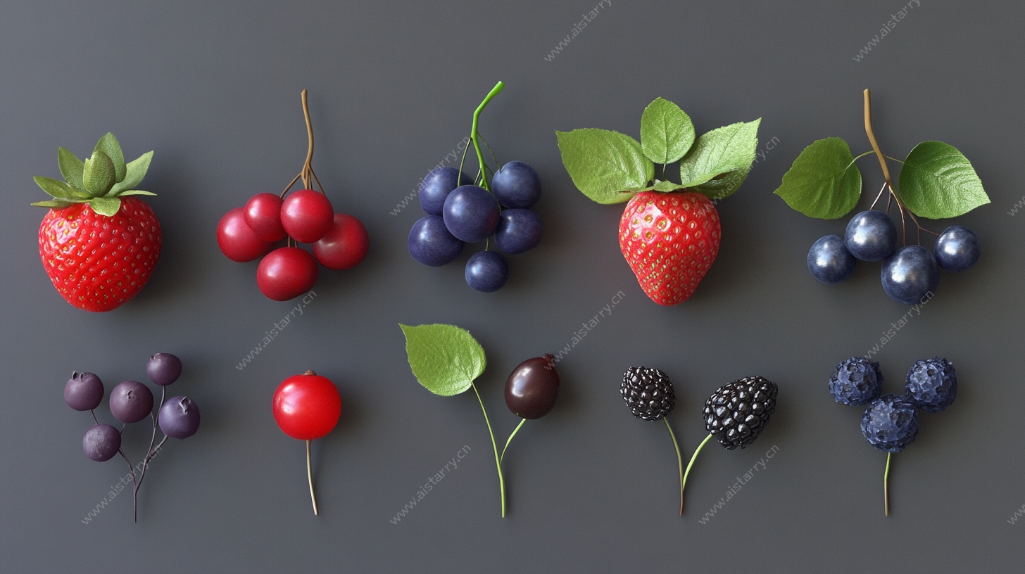 多彩浆果排列图