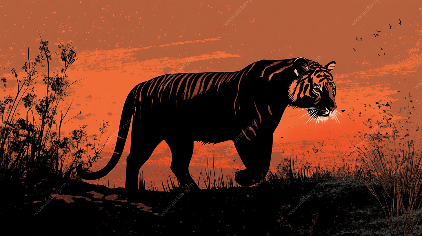 黄昏下独行的猛虎