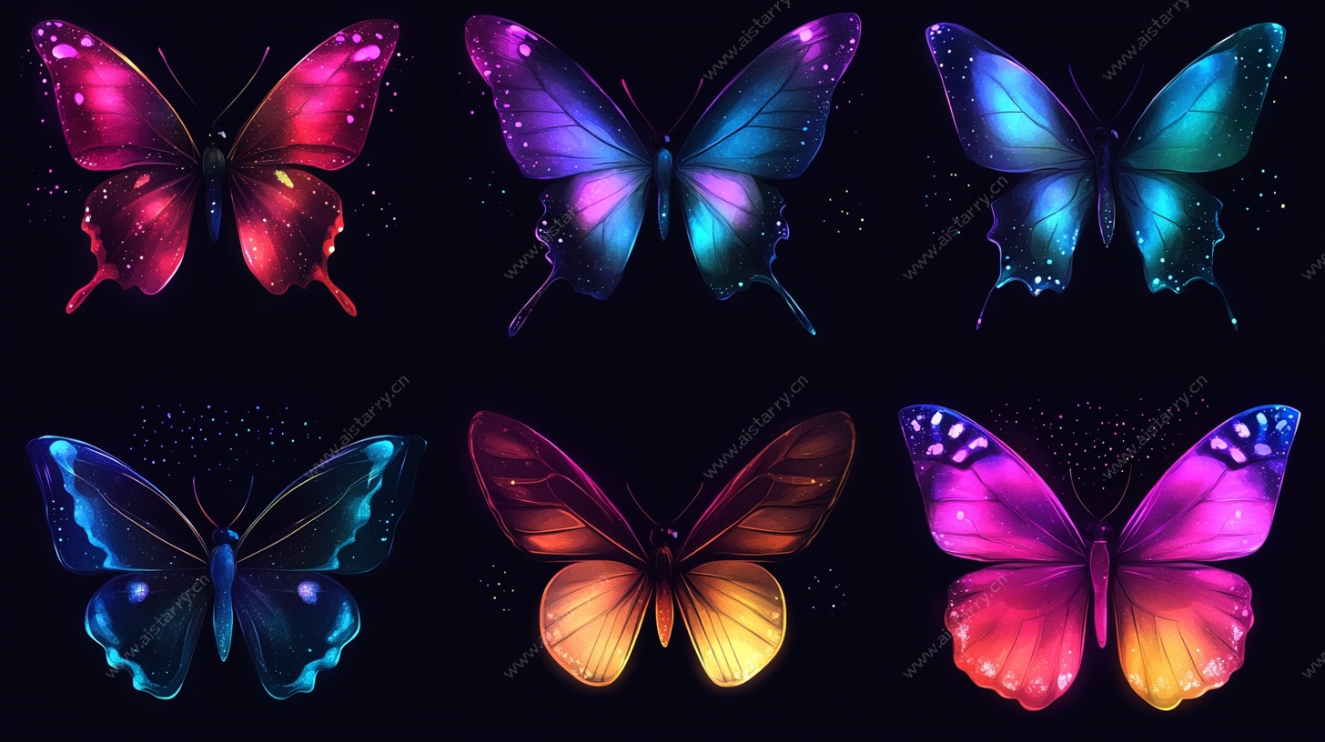 炫彩梦幻蝴蝶集合