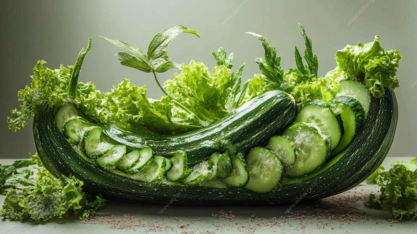 创意黄瓜蔬菜艺术造型