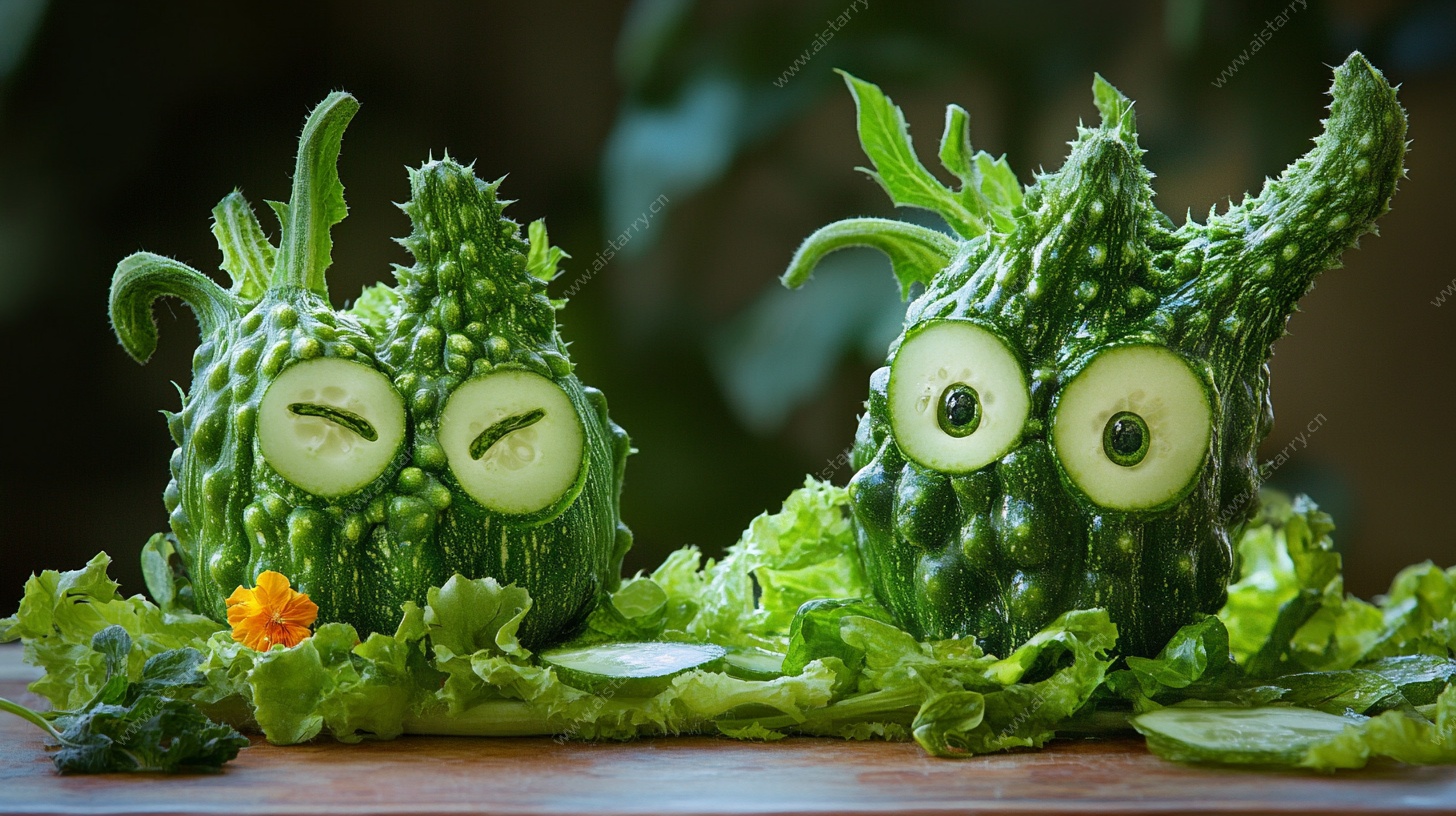 创意黄瓜造型蔬菜艺术品
