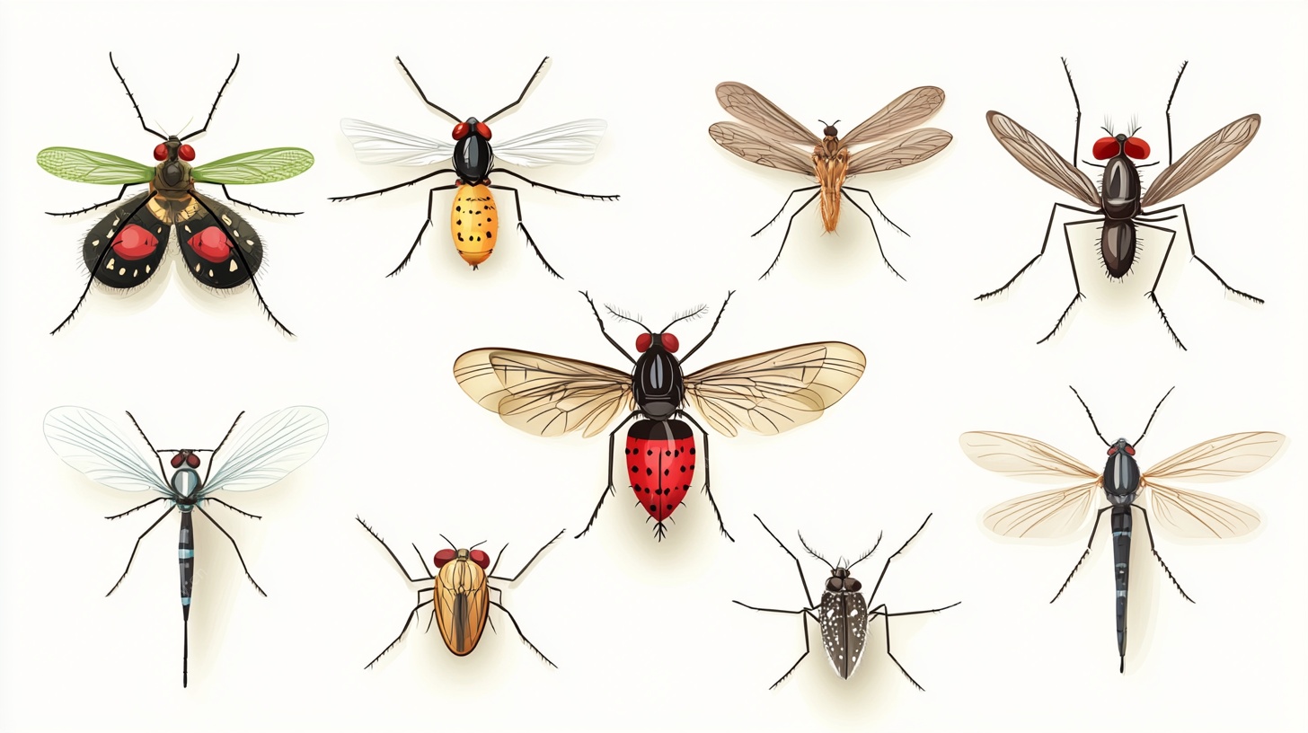 多样昆虫集合展示