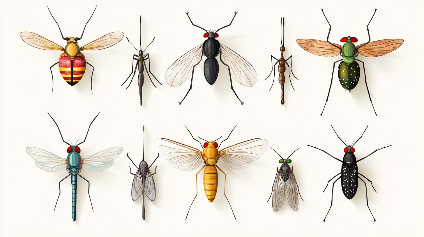 多彩多样的仿真昆虫集合