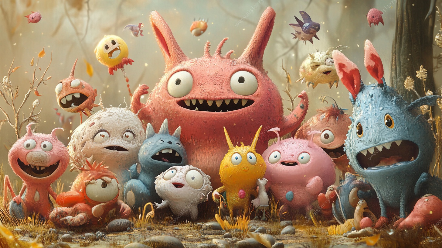 可爱怪兽大集合