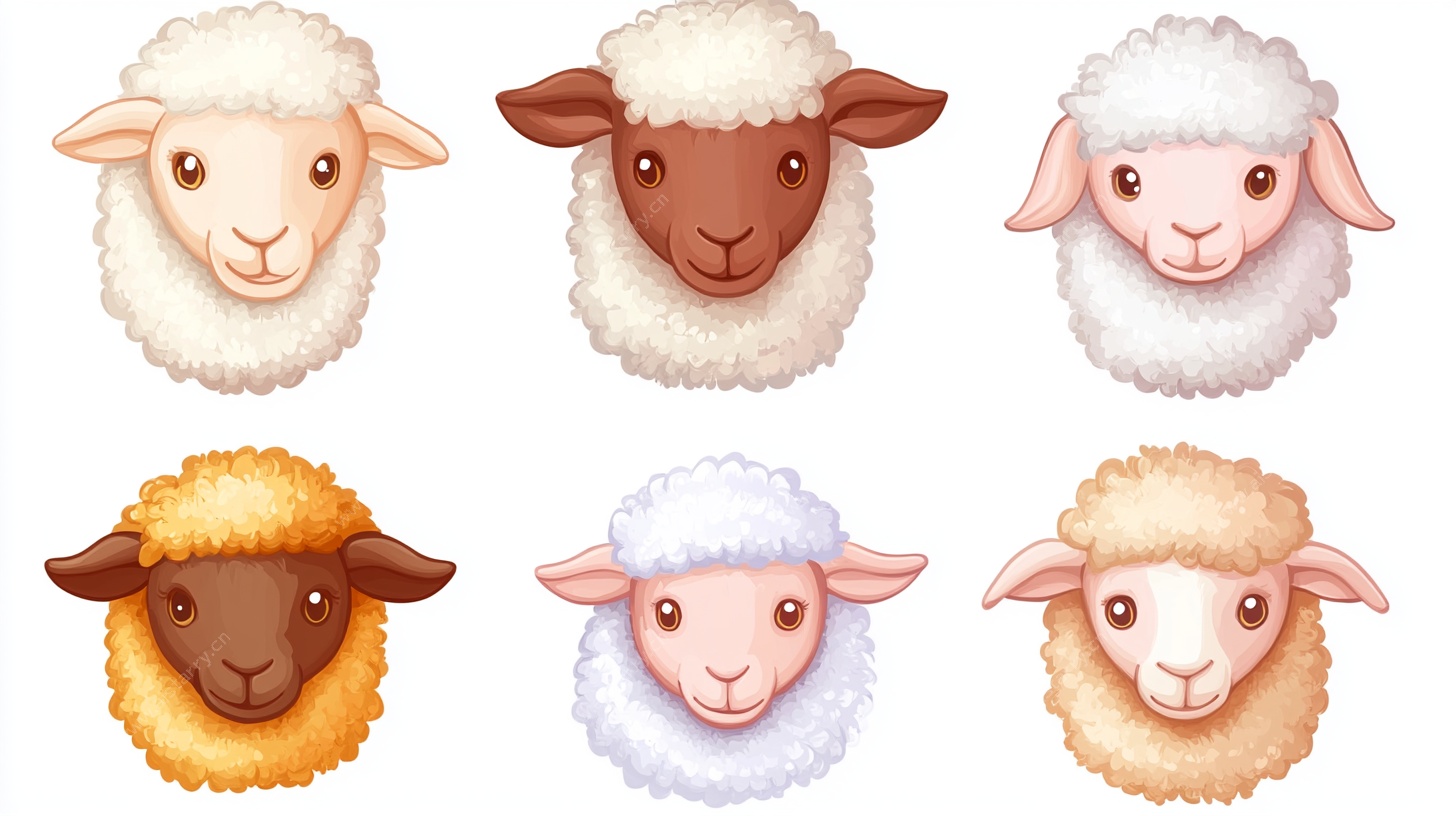 可爱绵羊头像集合