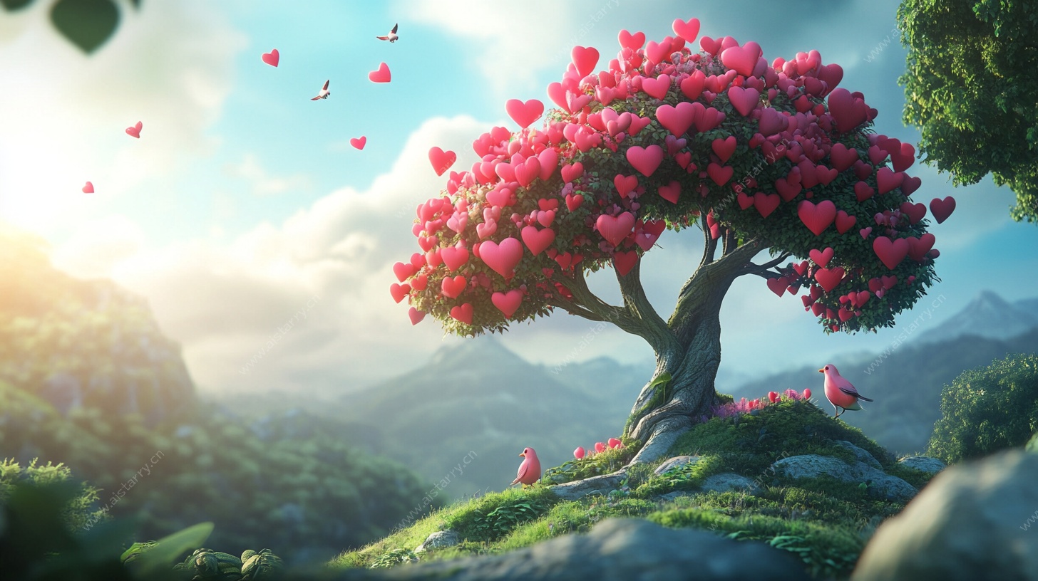 爱心树梦幻景观