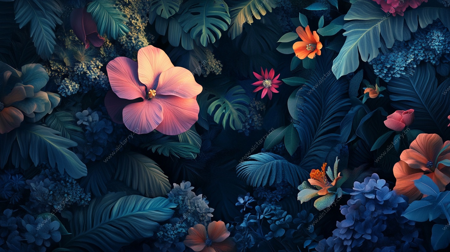 梦幻丛林花卉景观