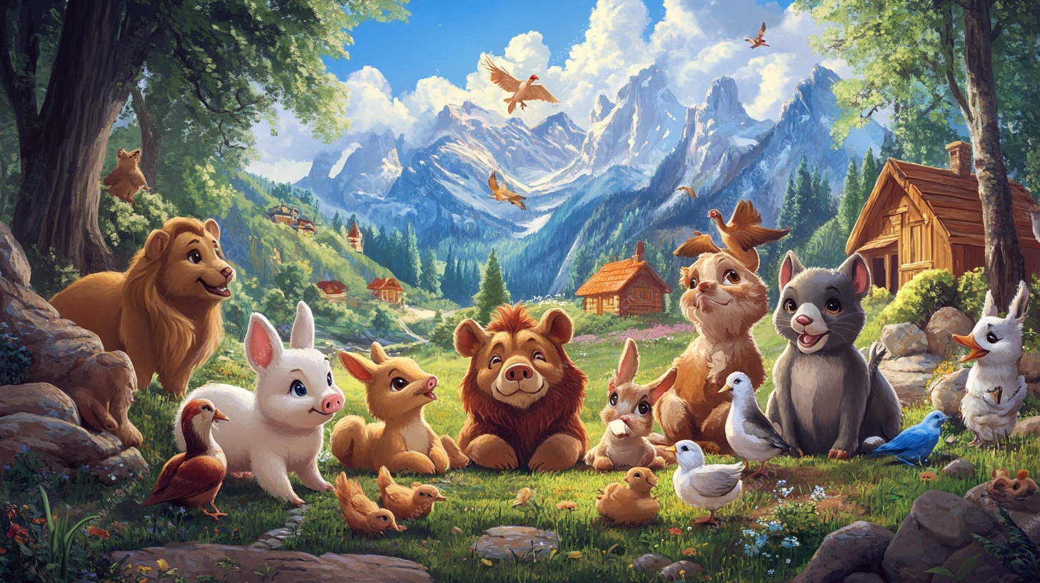 动物们的田园欢乐聚会