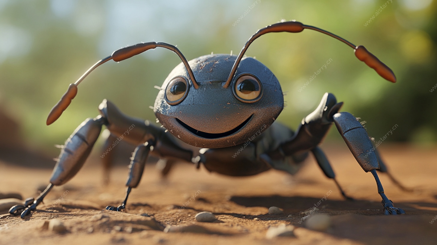 可爱机械蚂蚁形象