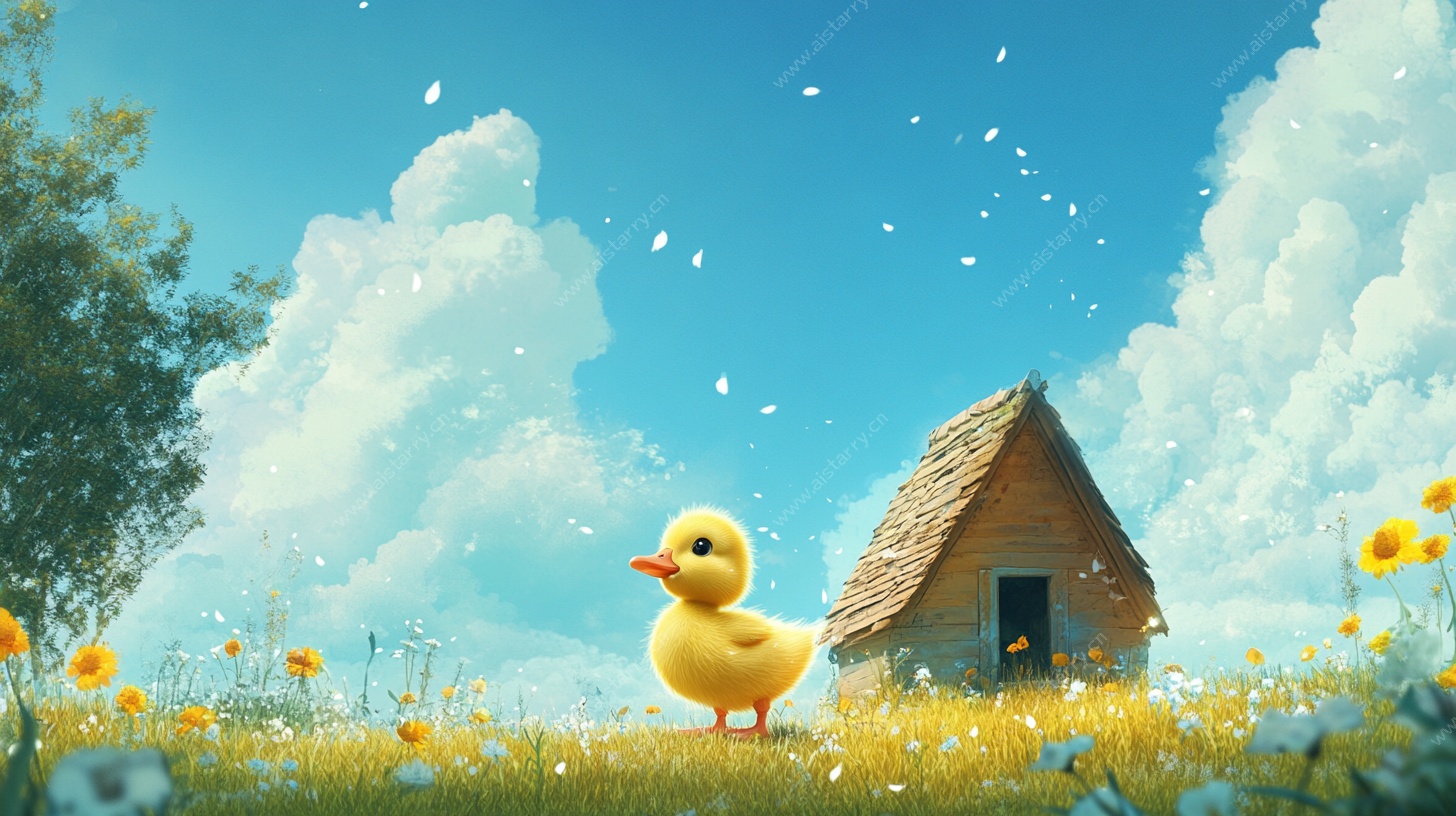 田园小鸭的梦幻场景