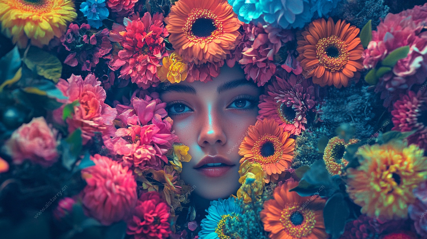 花中少女梦幻容颜