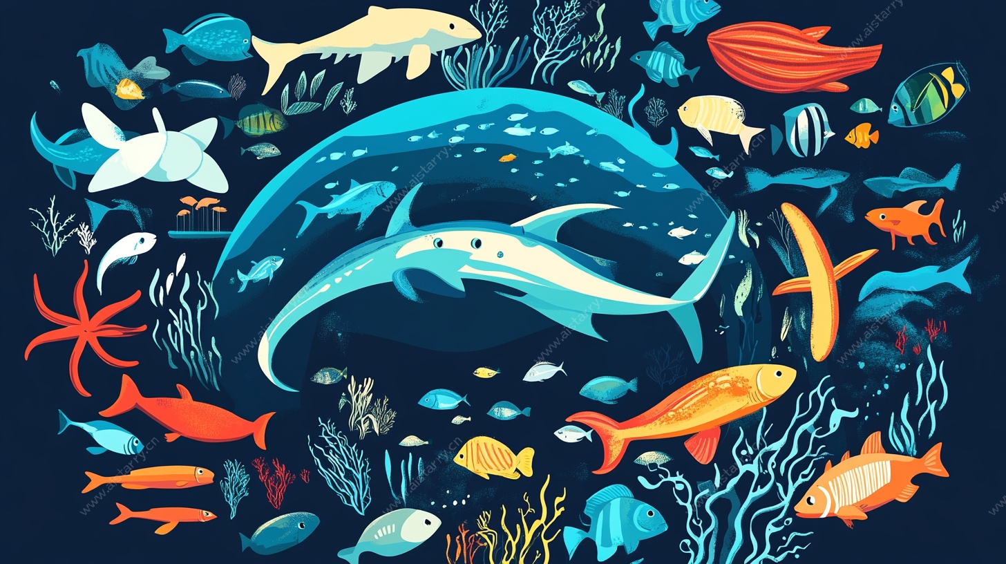 海洋生物欢乐海底世界