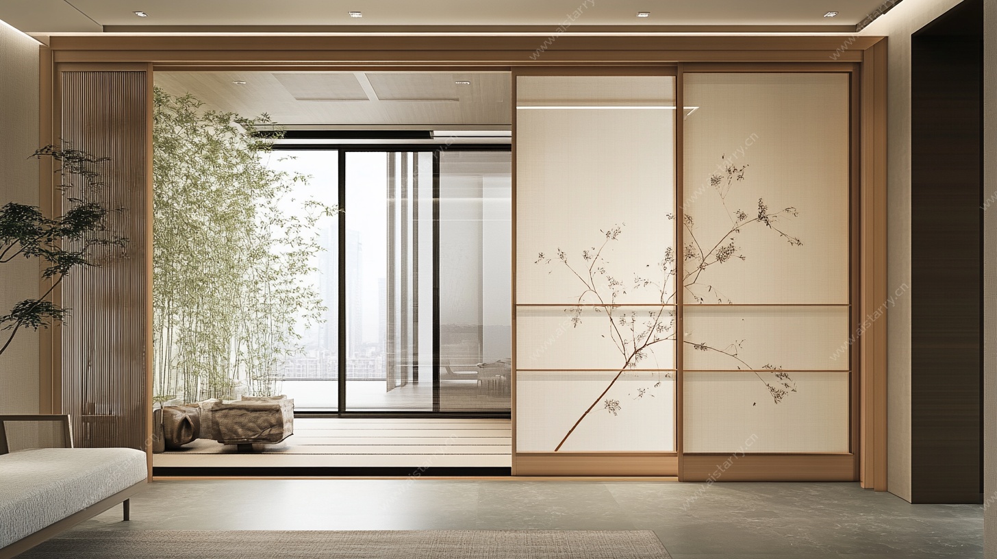 日式禅意茶室室内设计