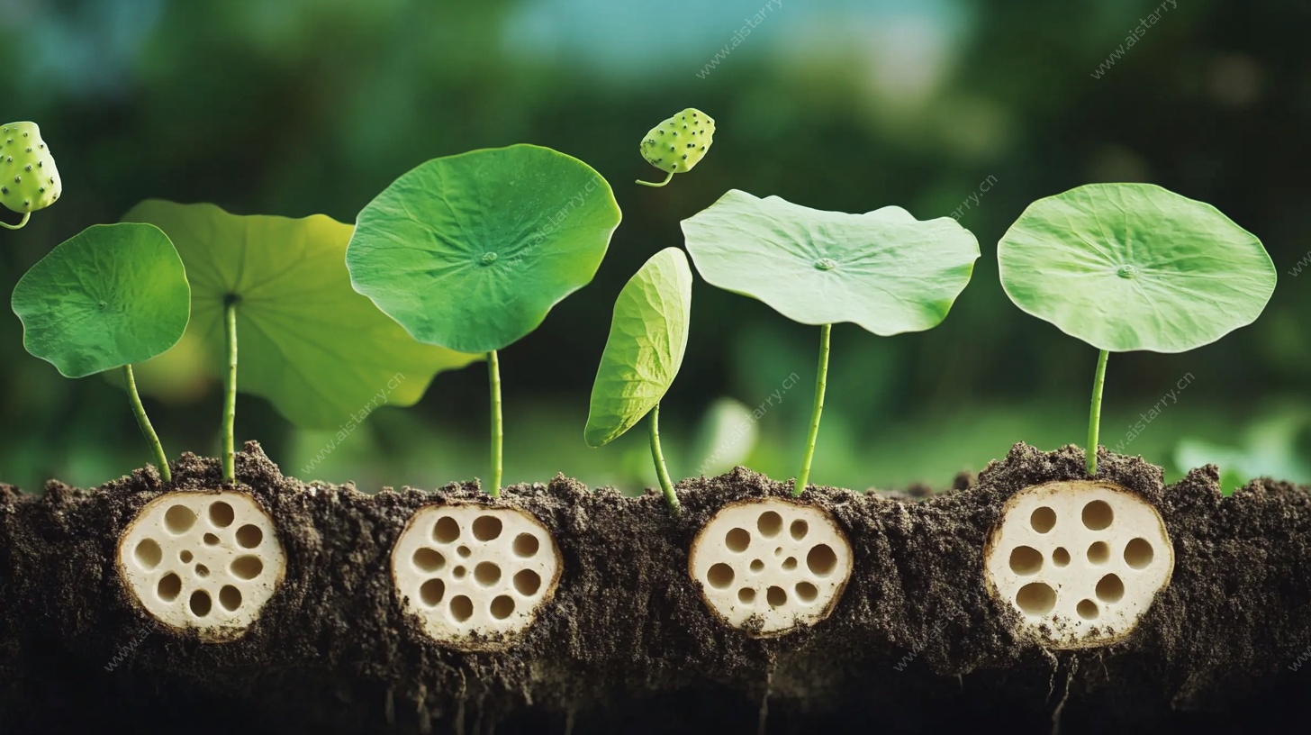 莲藕发芽 新生的希望