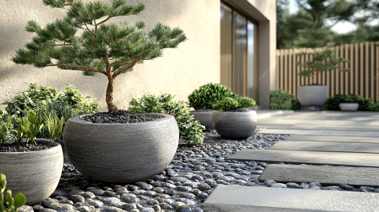 庭院盆栽景观设计