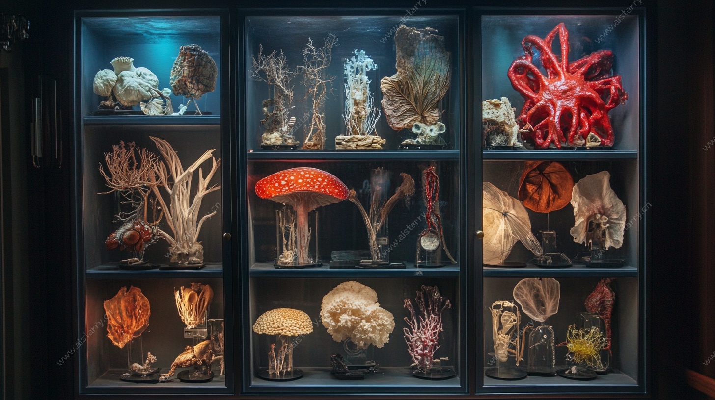 海洋生物标本展示柜