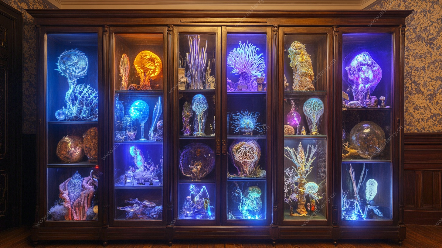 梦幻夜光标本展示柜