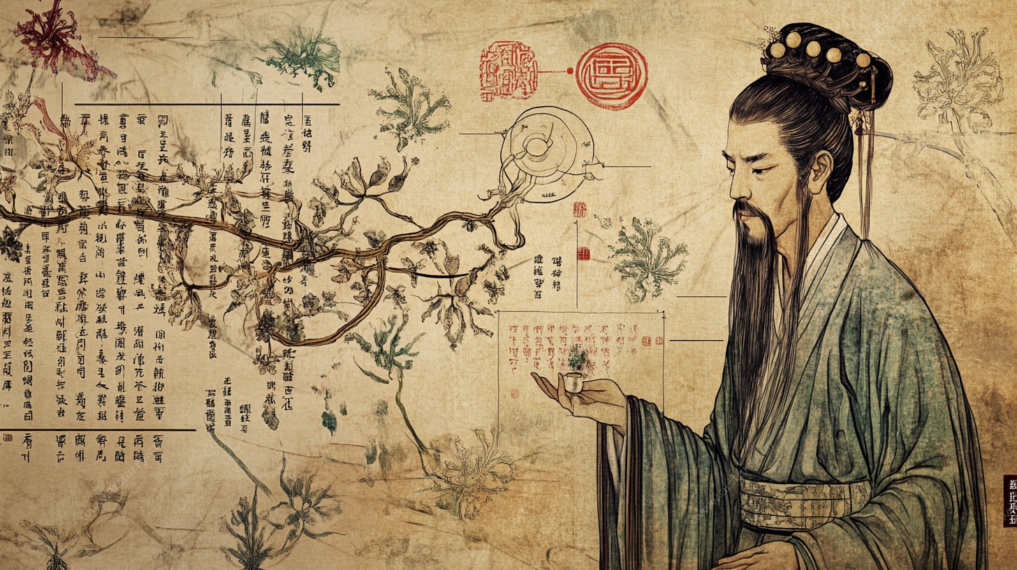 古代医者形象图