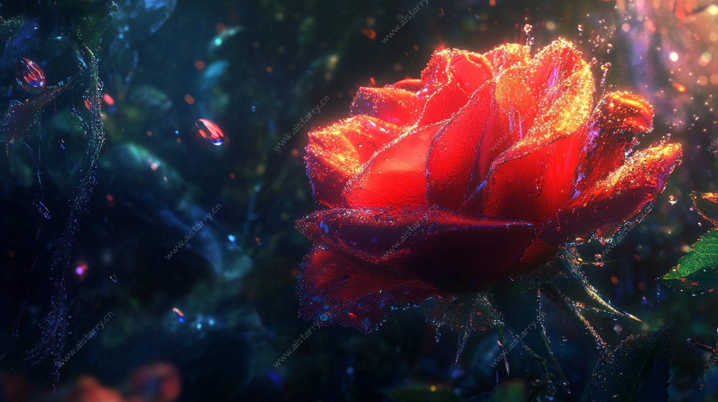 梦幻深海红玫瑰