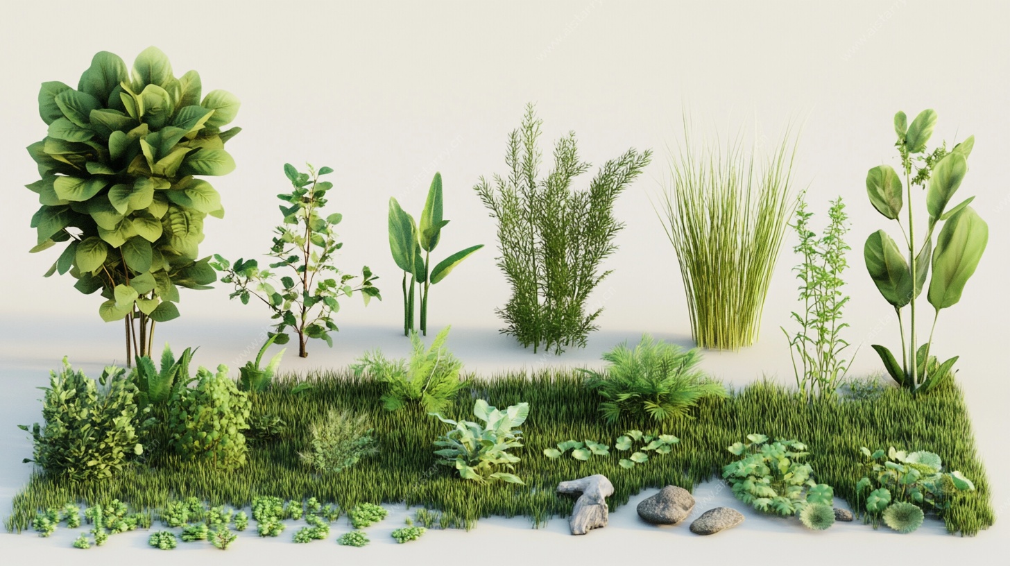 多样绿植微景观展示