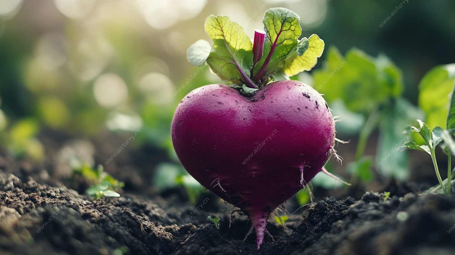 红心萝卜出土瞬间