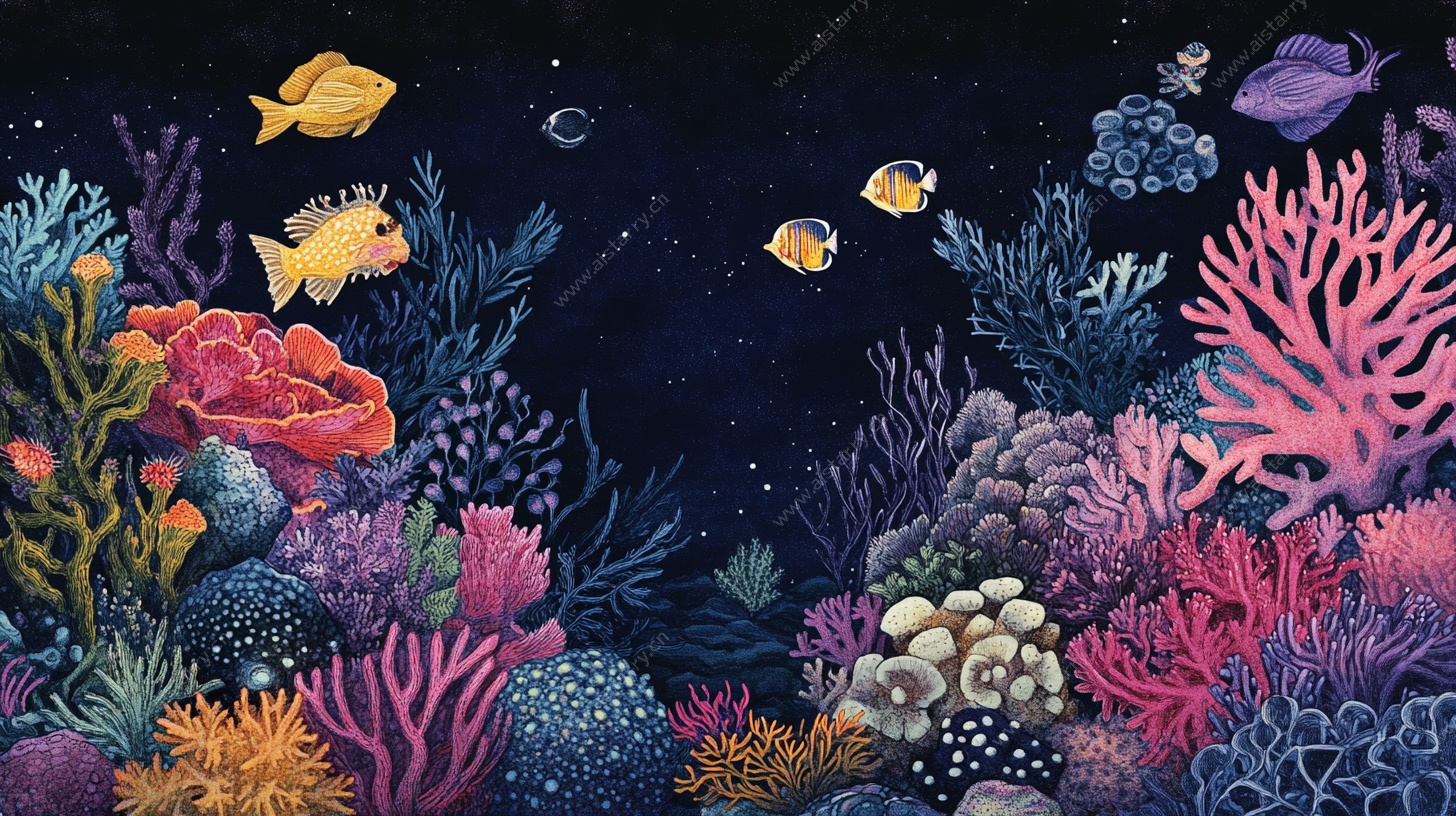 梦幻海底世界插画