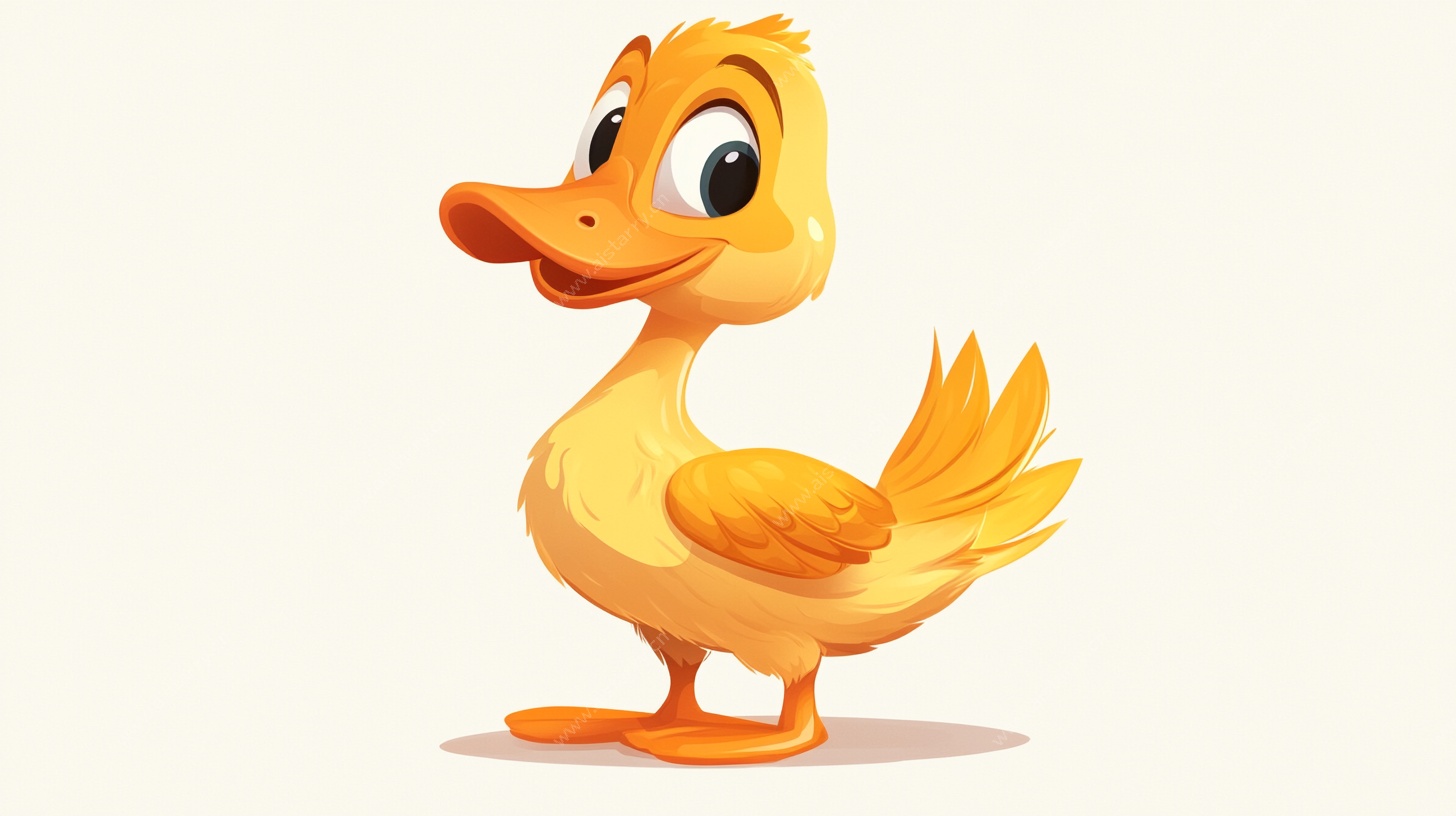 可爱小黄鸭卡通形象