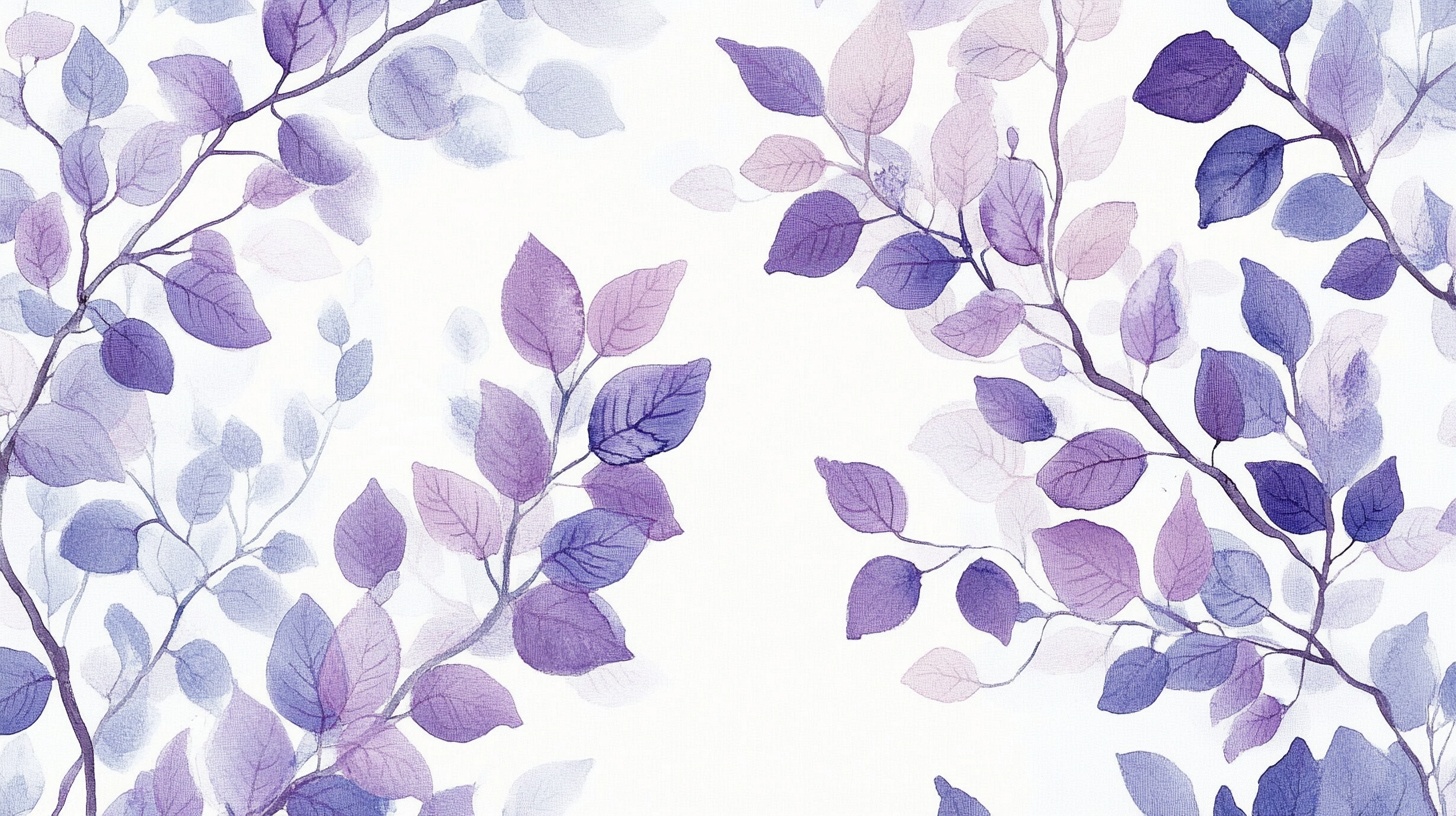 紫叶花卉背景图