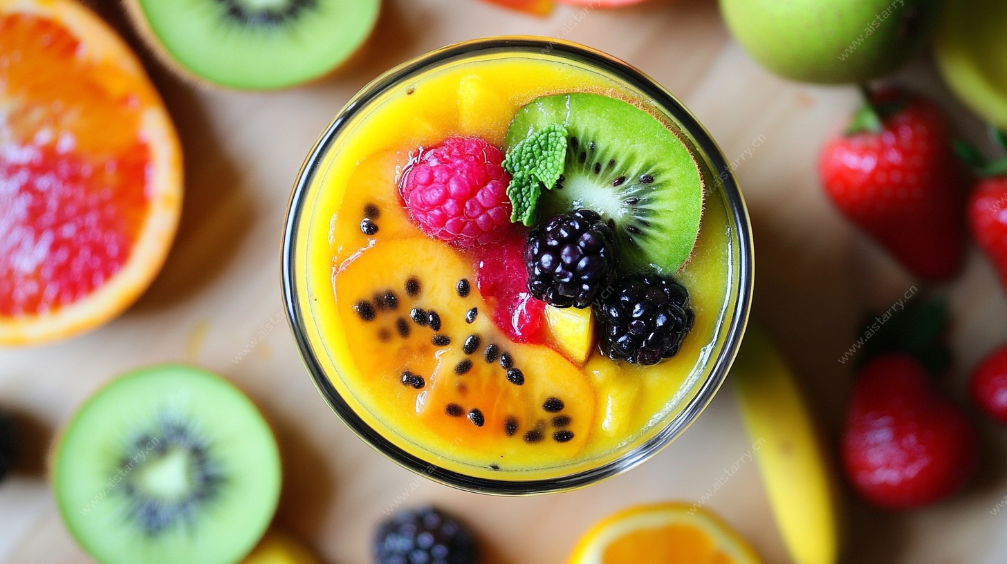 多彩鲜果杯 视觉味觉盛宴