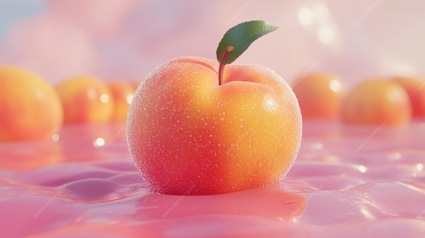 水蜜桃的梦幻光影世界