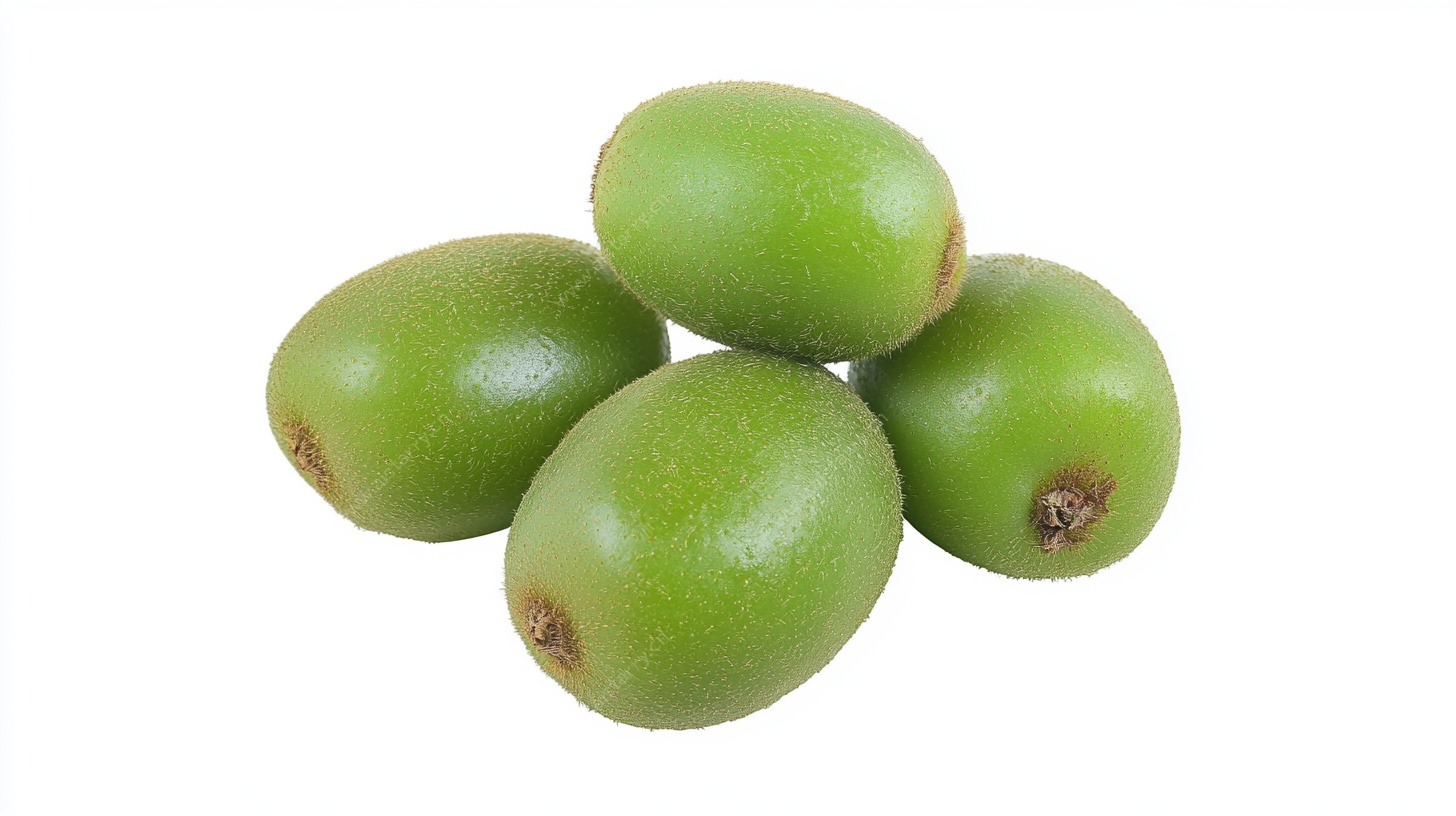 堆叠的青猕猴桃