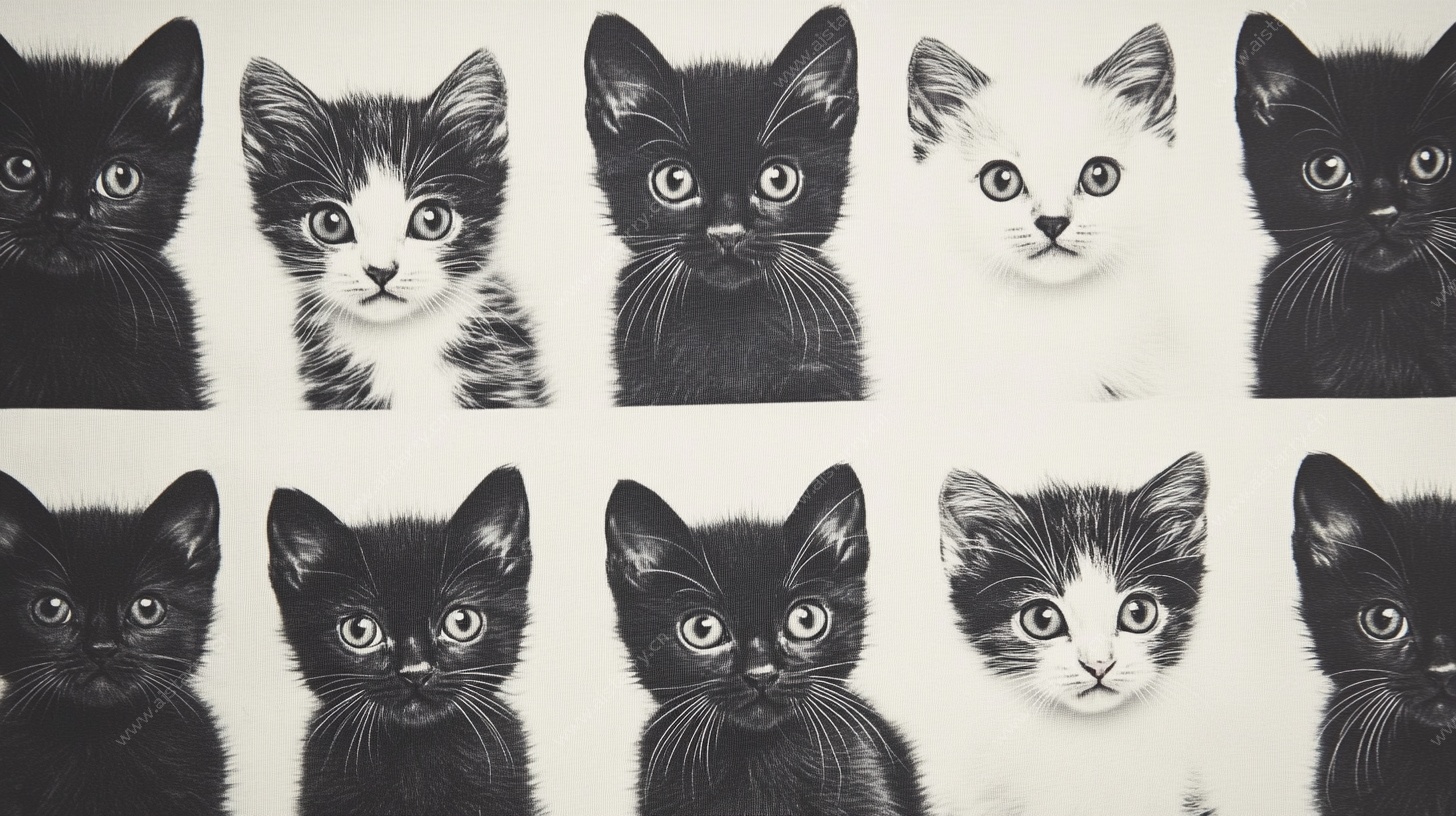 可爱猫咪头像排列图