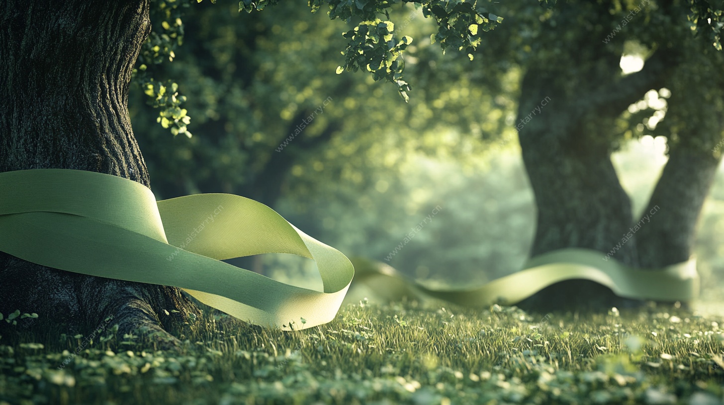 林间飘带 自然诗意之景