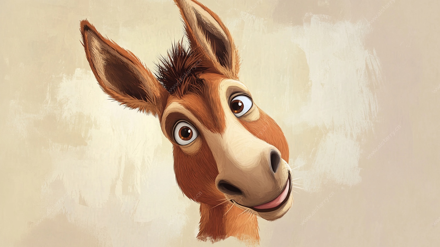 可爱卡通驴头像