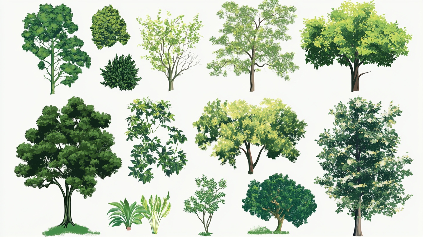 多样树木植物素材集合