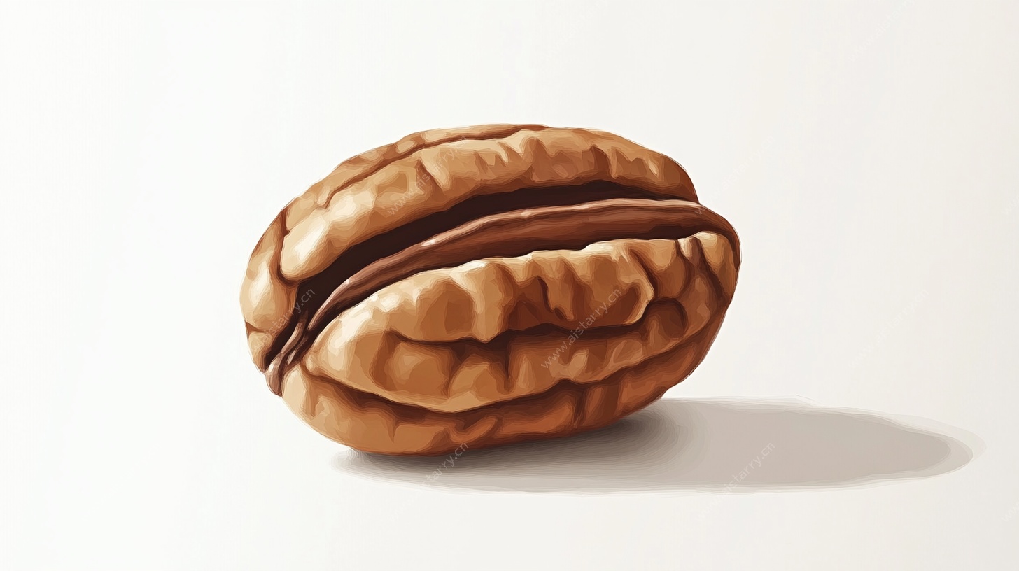 一颗饱满的核桃