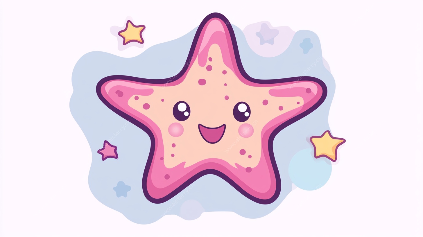 可爱海星卡通形象