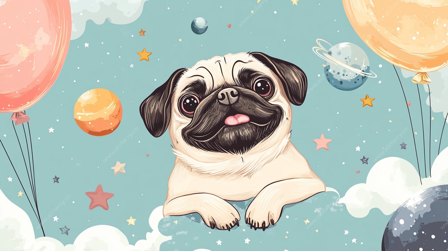 哈巴狗在梦幻星空的奇遇