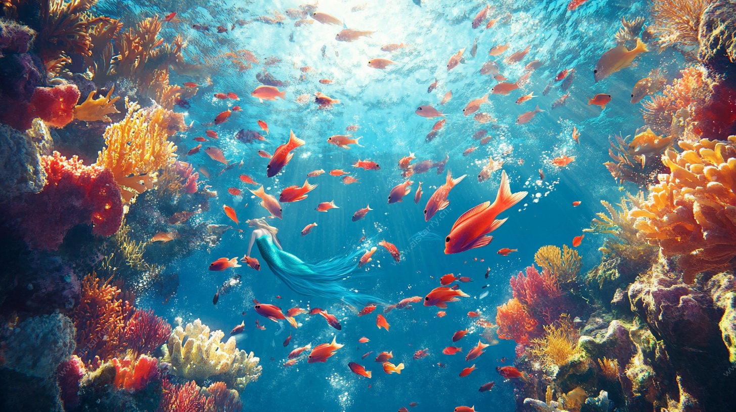 梦幻海底世界 缤纷鱼群
