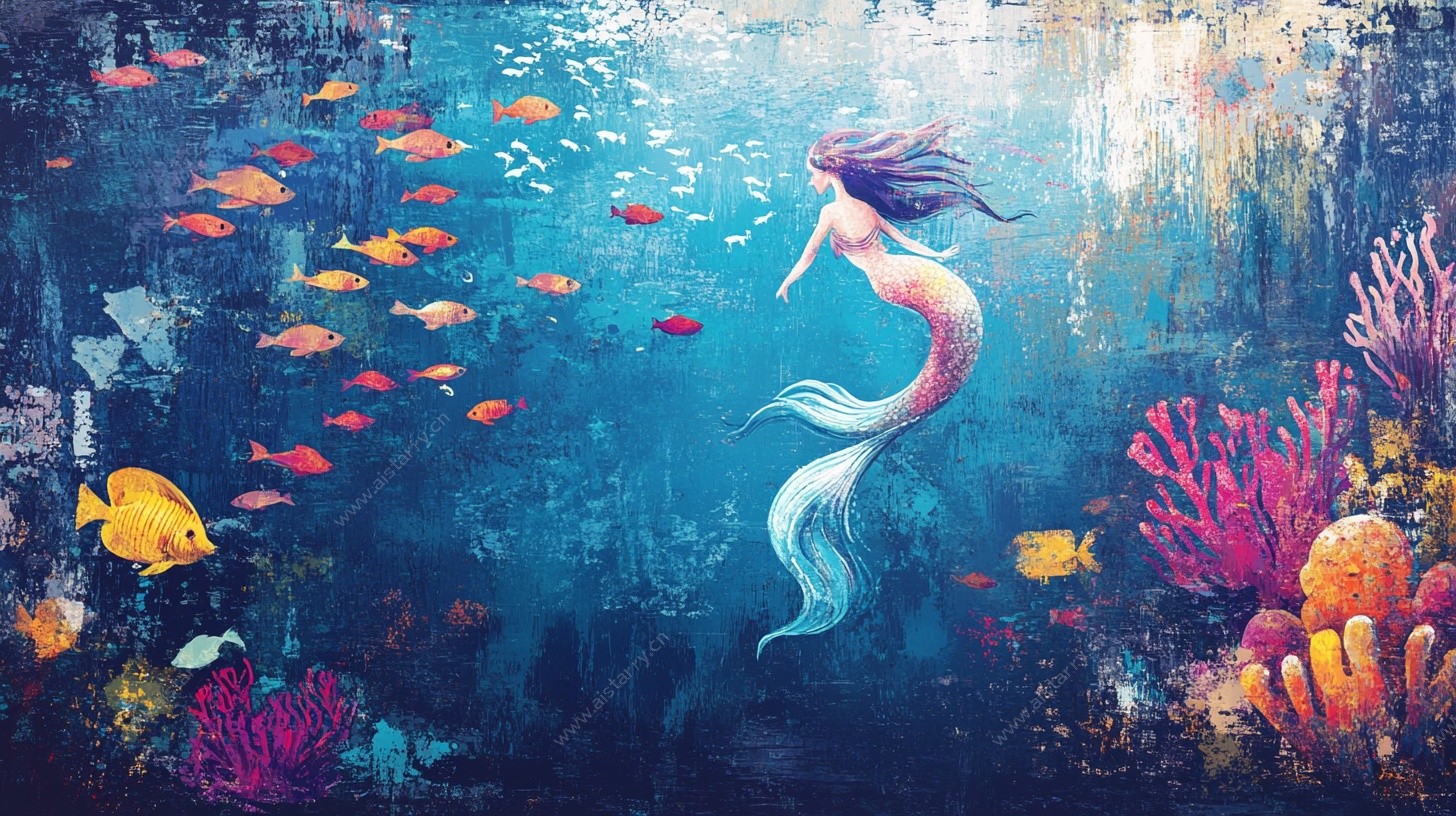 梦幻海底的美人鱼