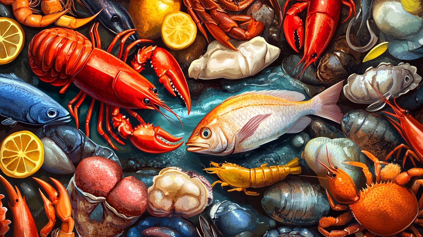 海鲜大集合 新鲜又诱人