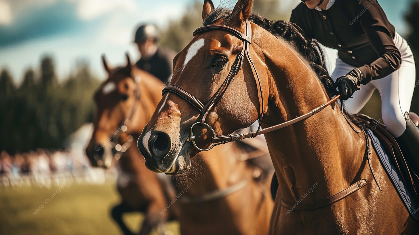 赛场英姿 骑手与骏马