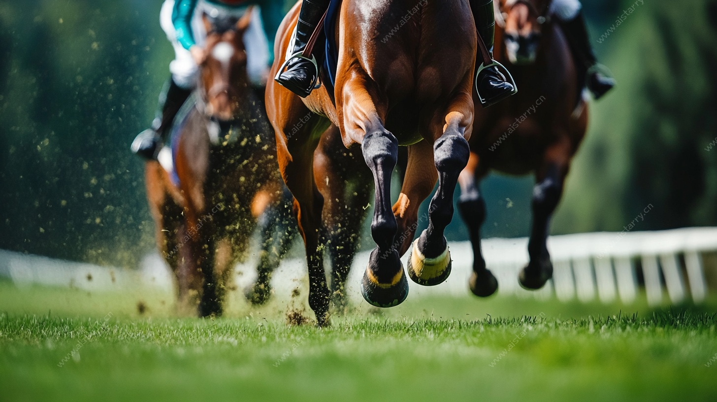 赛马奔腾瞬间