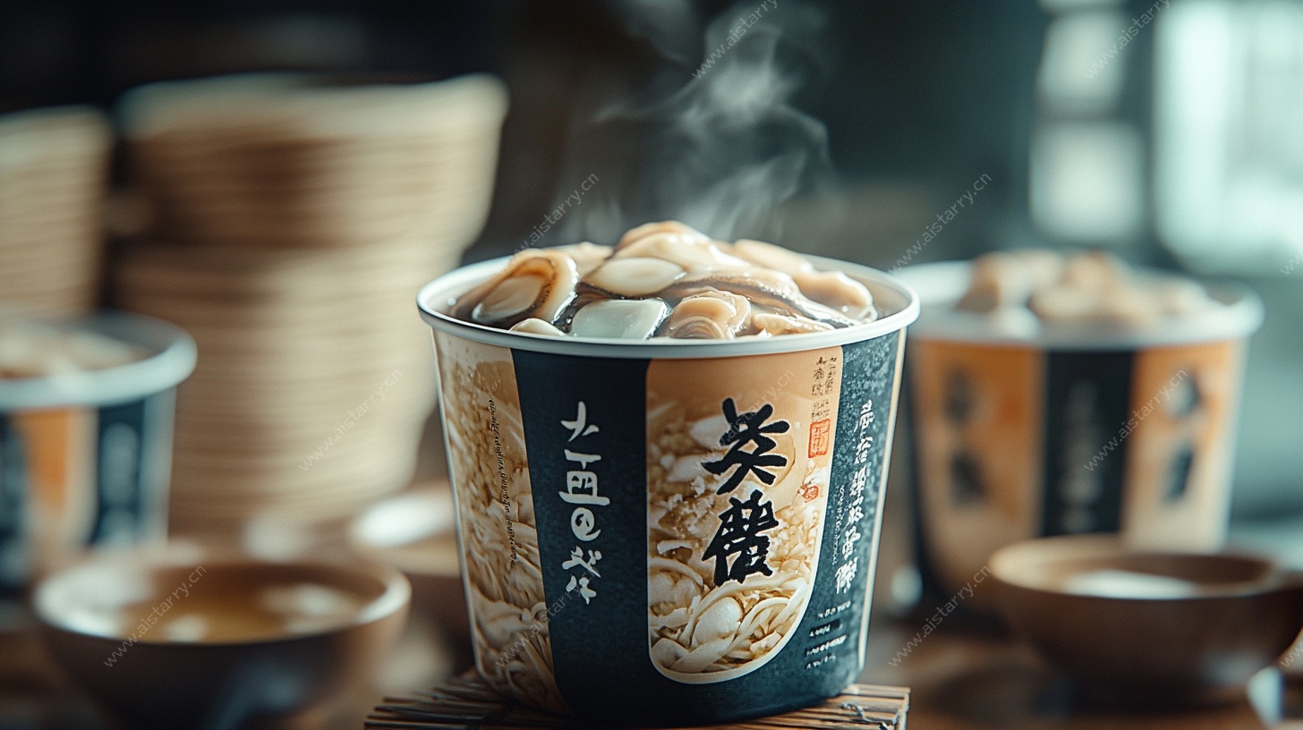 日式即食葵膳泡面特写